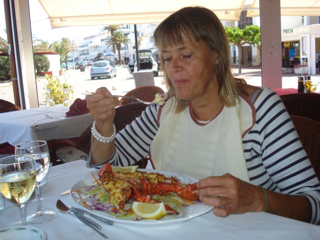 Langosta con aioli, mums!