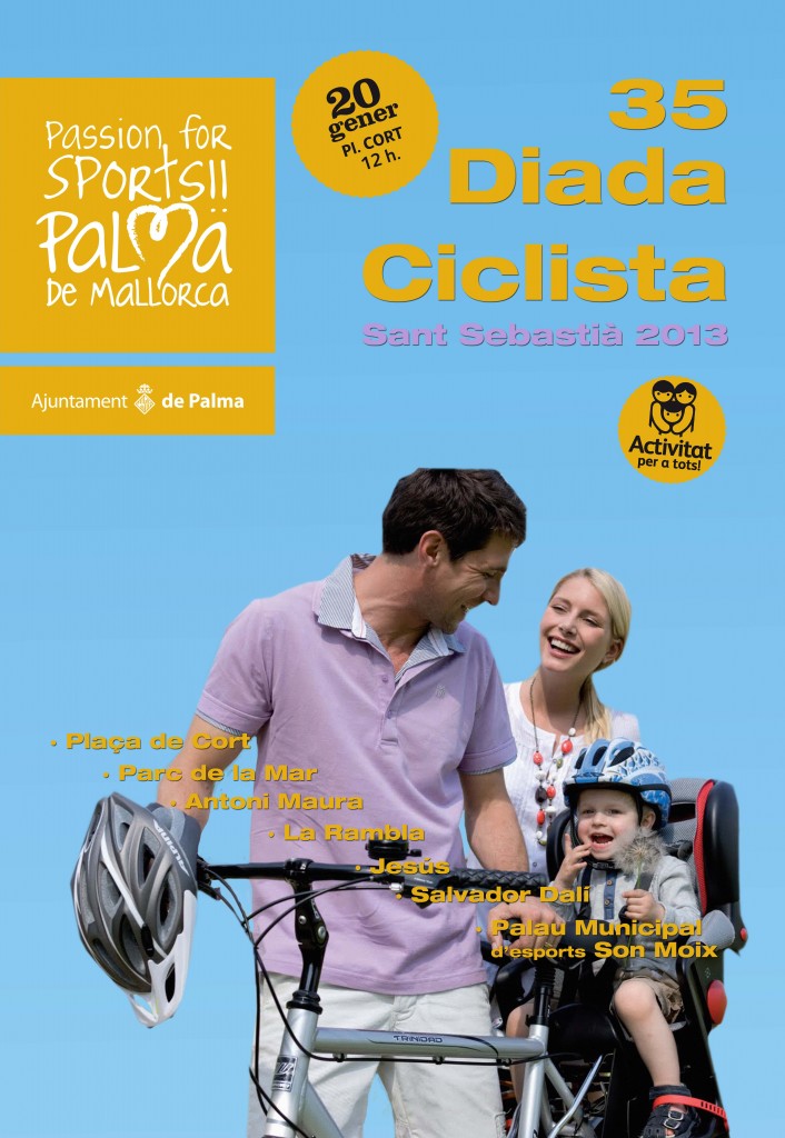 Nu på söndag (20 januari 2013) är det dags för cykelns dag i Palma de Mallorca