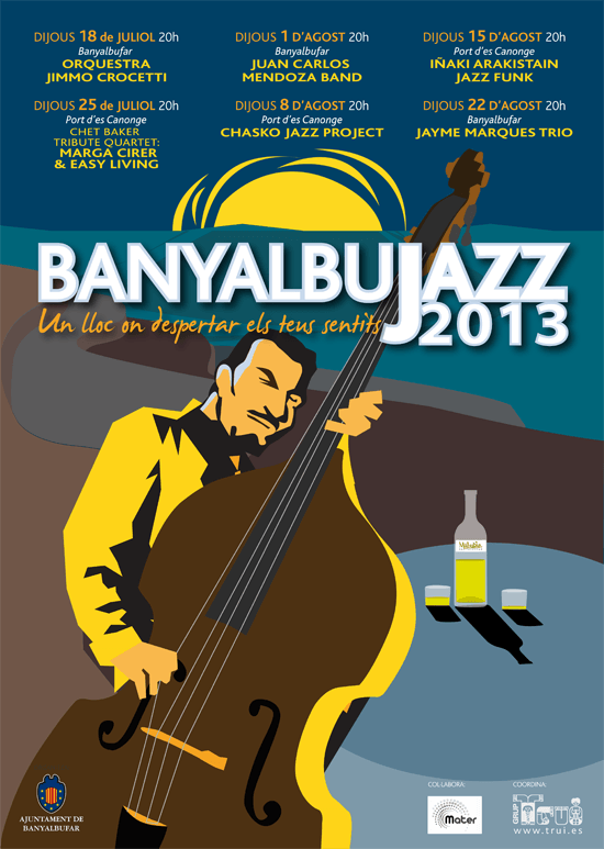 I kväll är det Jazzkonsert i vackra Port d’es Canonge (15 augusti 2013)