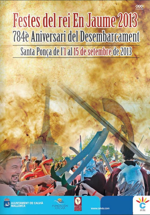 Just nu pågår firandet av kung Jaume (Jakob I av Aragonien) i Santa Ponça
