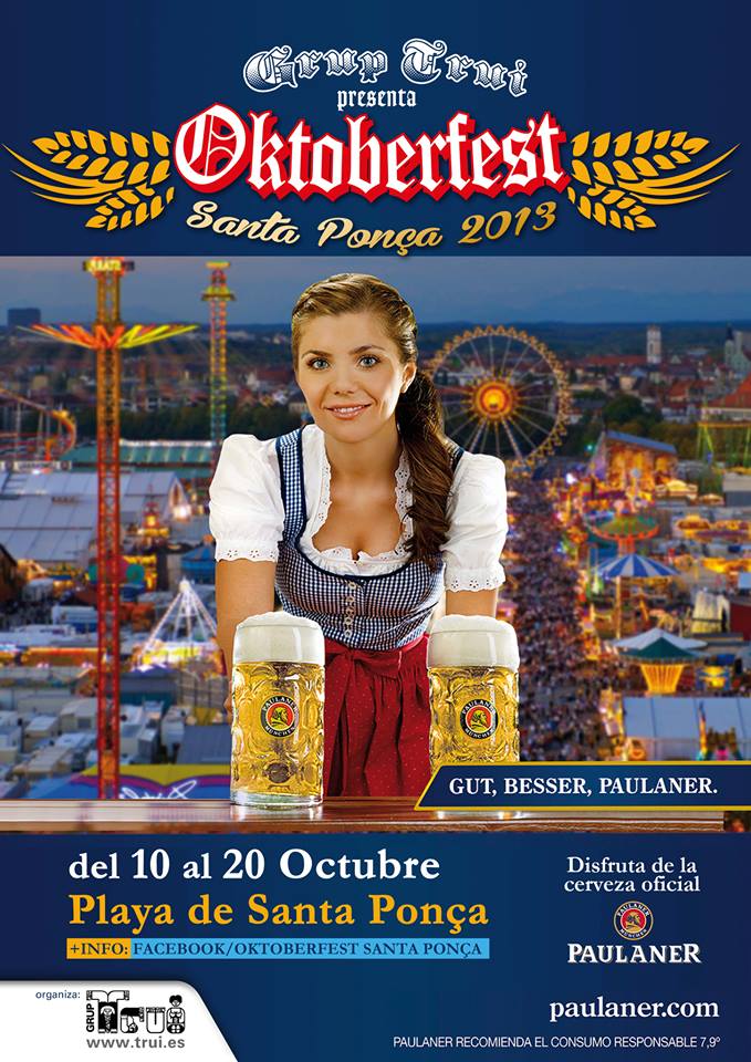 Nu är det dags för Oktoberfest i Santa Ponça (10-20 oktober 2013)
