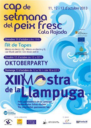 I dag inleds XII Fira de la Llampuga i Cala Rajada (11-13 oktober 2013)