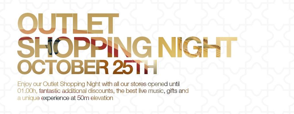 På fredag (25 oktober 2013) är det Outlet Shopping Night på Festival Park - ända till 01.00