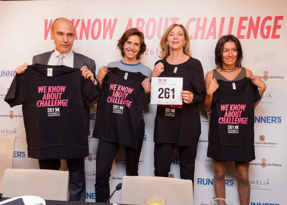 Kathrine Switzer vid presskonferensen för 261 Women's Marathon (20 mars 2014)