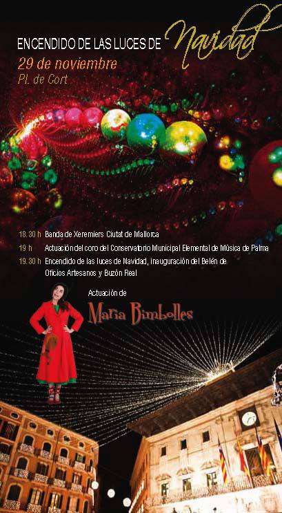 På fredag kl. 19.30 tänds julbelysningen i Palma de Mallorca