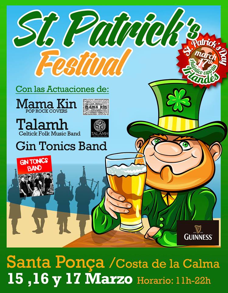 Nu i helgen kan alla som vill fira Saint Patrick's Day i Costa de la Calma