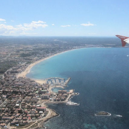 Flygtrafiken på Mallorca – februari