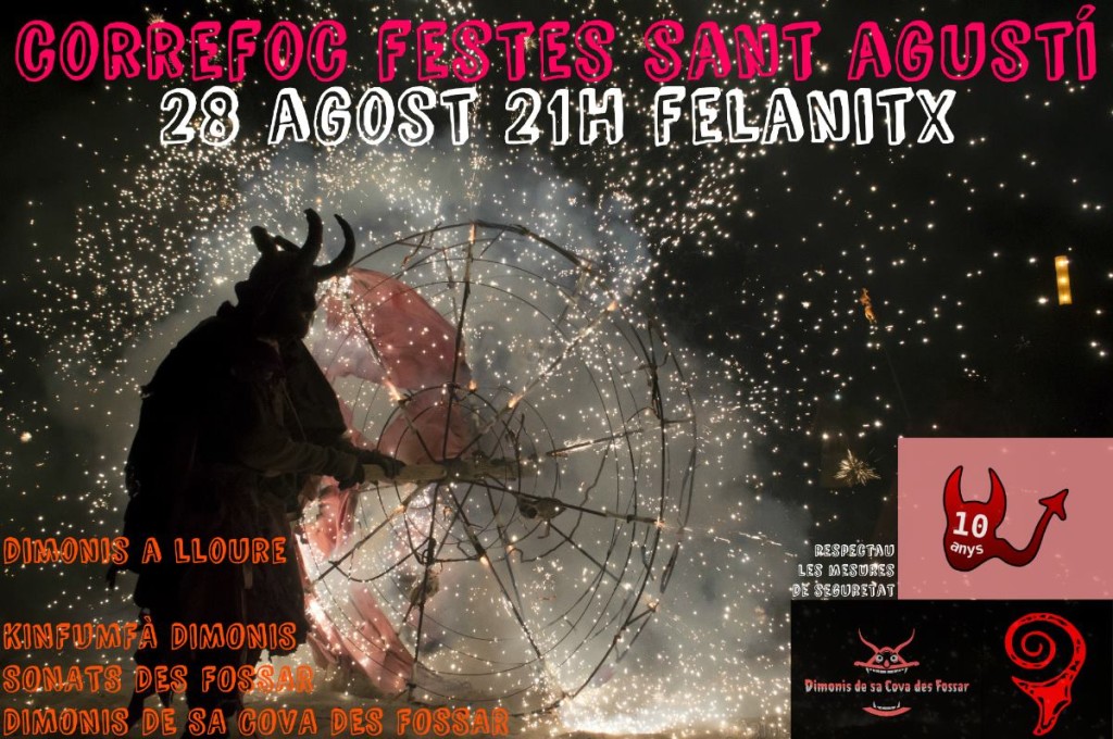 I kväll (28 augusti) firar man Sant Agustí rejält i Felanitx - pågår hela natten!