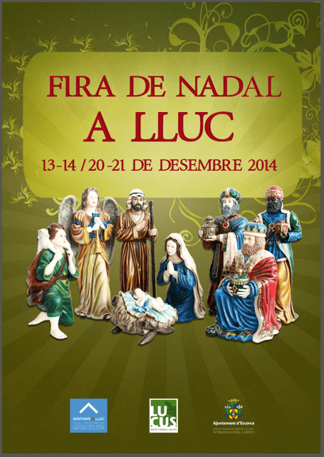 På lördag och söndag (20-21 december) är det julmarknad uppe vid Lluc
