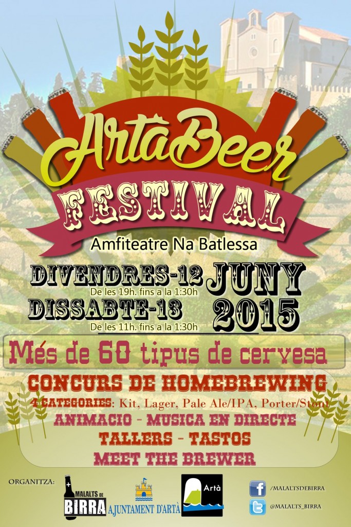 I kväll och i morgon (12-13 juni) är det dags för "Artà Beer Festival" i den vackra lilla staden